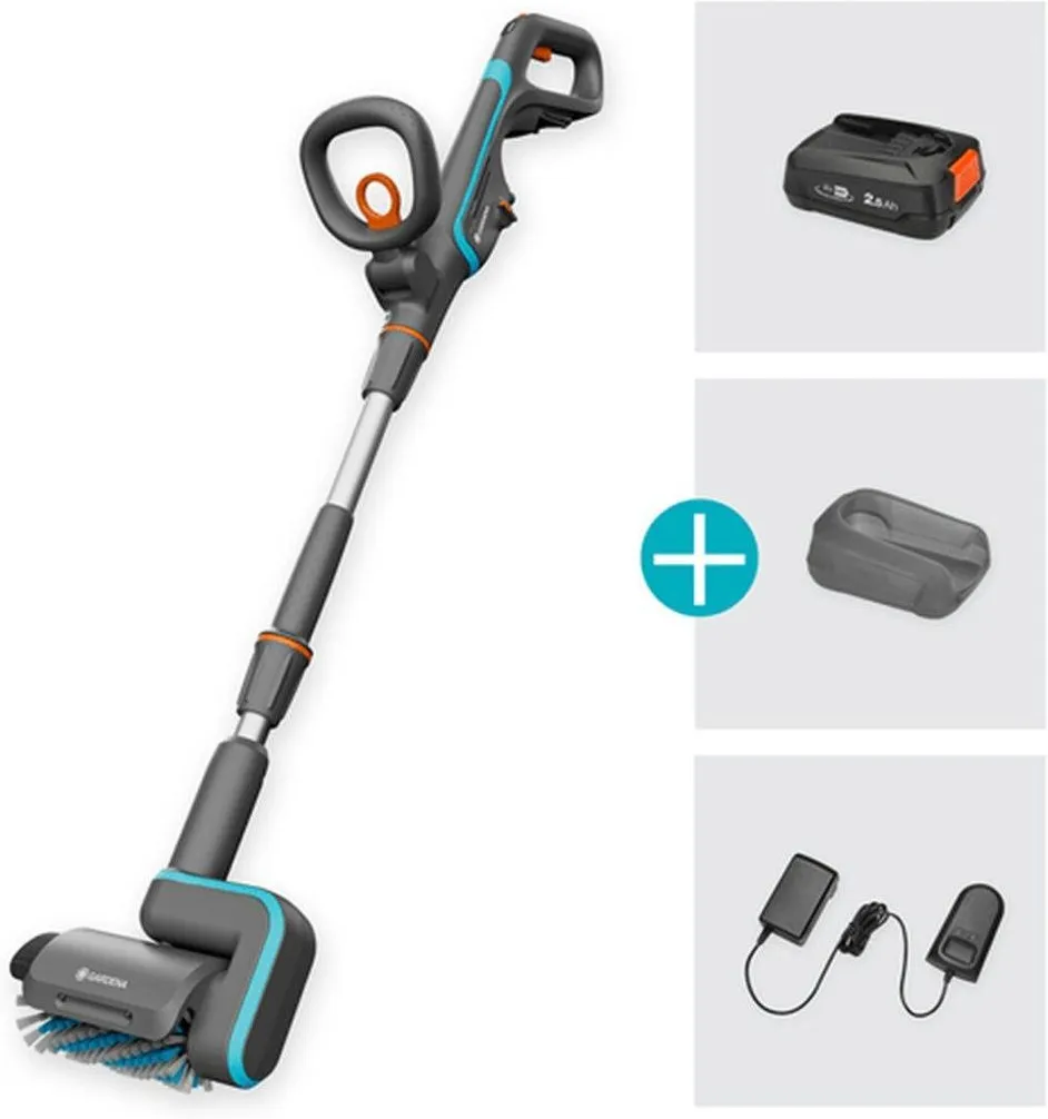 Аккумуляторная щетка Gardena AquaBrush Patio 18V P4A (14841-20)