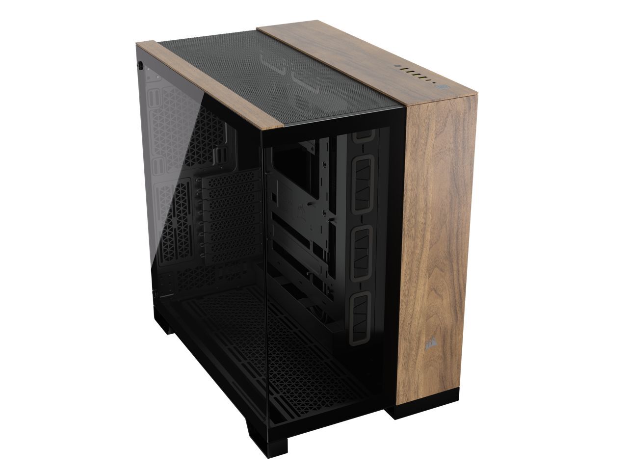 Корпус Corsair Midi Tower Черный, Орех (CC9011282WW)