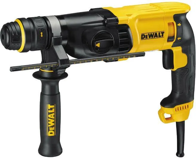 Сетевой перфоратор SDS-Plus DeWalt D25134KP, со сменным патроном и набором буров, в кейсе