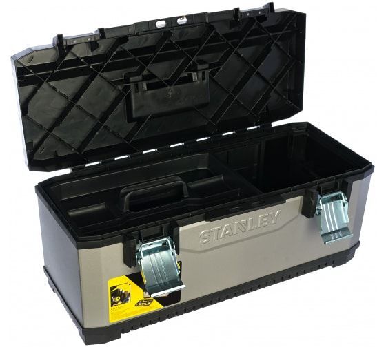 Ящик STANLEY FatMax 1-95-617, 66.2x29.3x29.5 см, 26'' , серый/черный