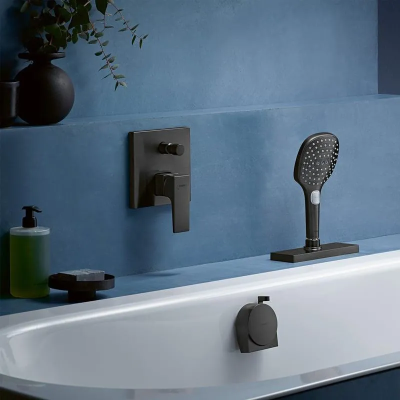 Ручной душ Hansgrohe Raindance Select E EcoSmart 28728340, шлифованный черный хром