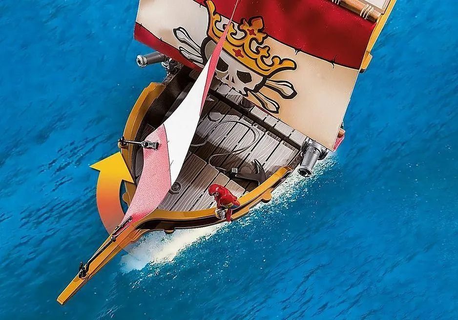 Пластиковый конструктор Playmobil Пираты 71418 Пиратский Корабль