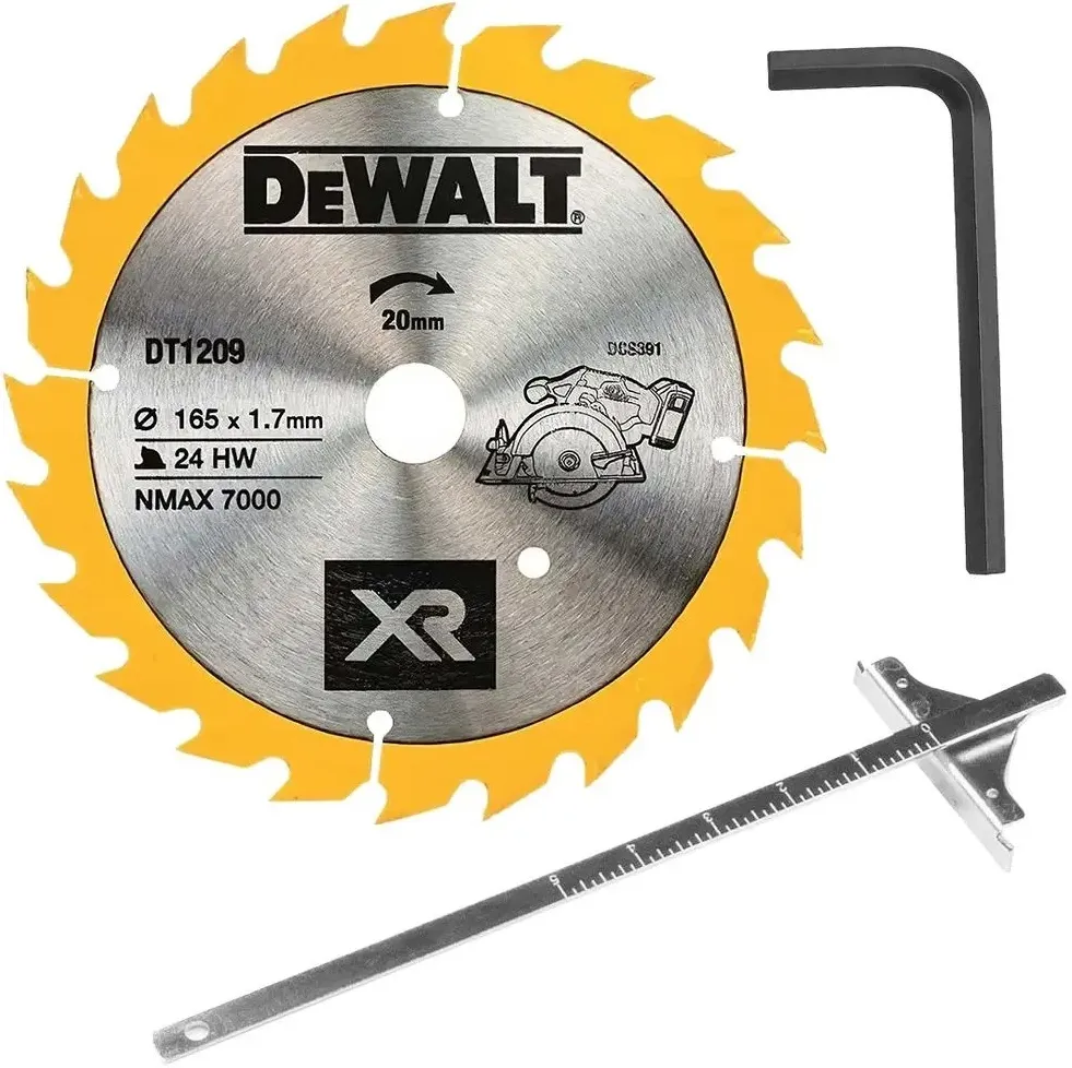 Аккумуляторная дисковая пила DeWalt DCS565P2-QW, с 2 АКБ и ЗУ