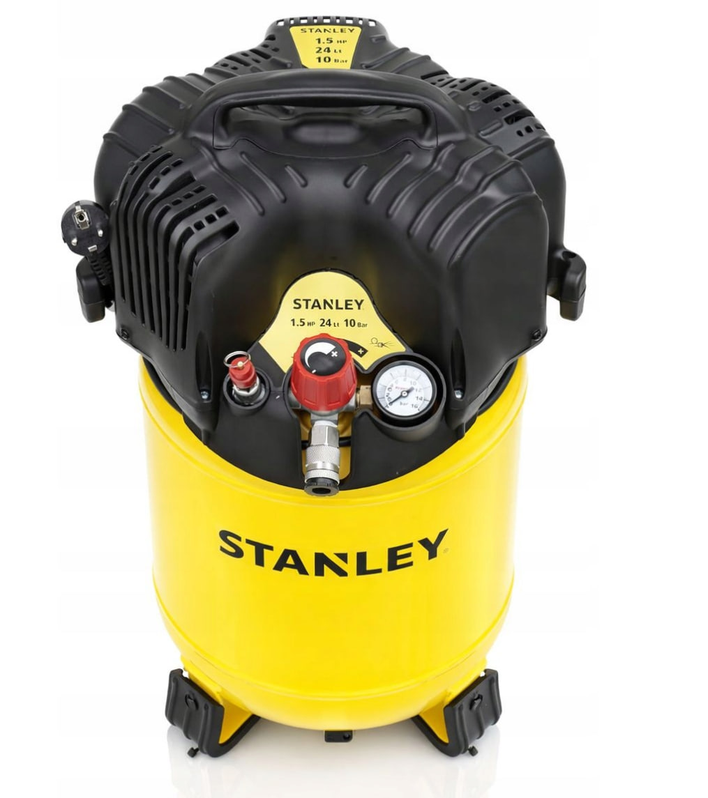 Компрессор вертикальный безмаслянный Stanley 8117190STN598 24л