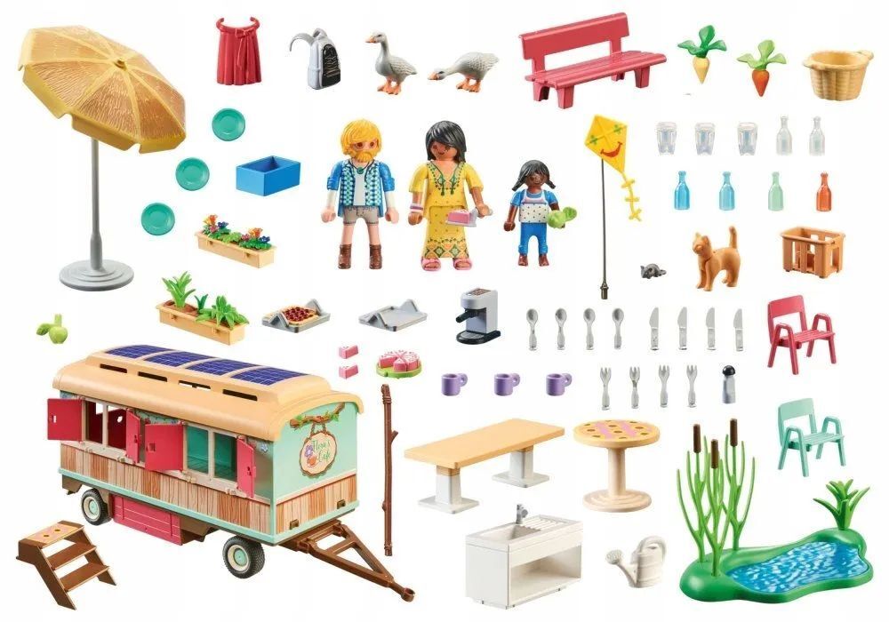 Набор Уютное кафе в поезде с огородом Playmobil 71441