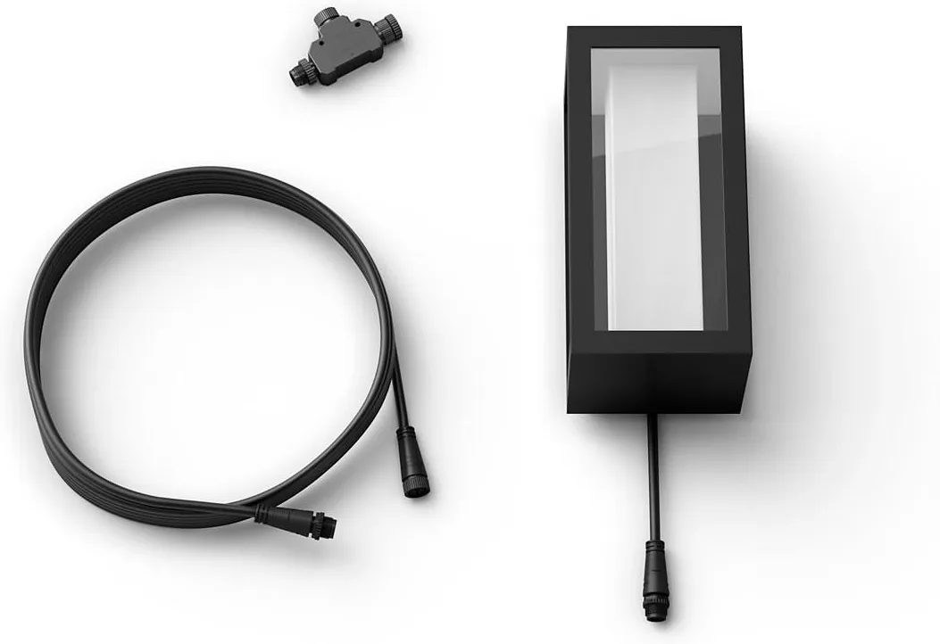 Уличный настенный светильник PHILIPS Hue White and Color Ambiance Impress черный 192674