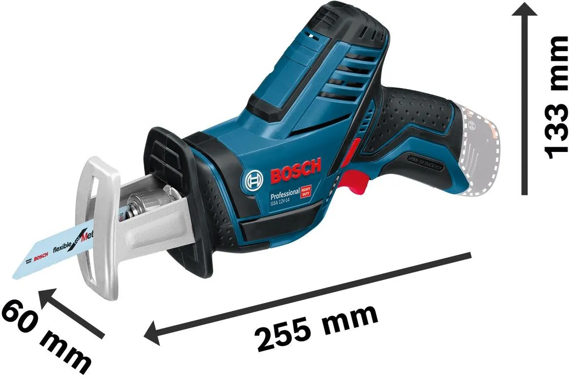 Электрическая пила Bosch GSA 12V-14 Professional 060164L902