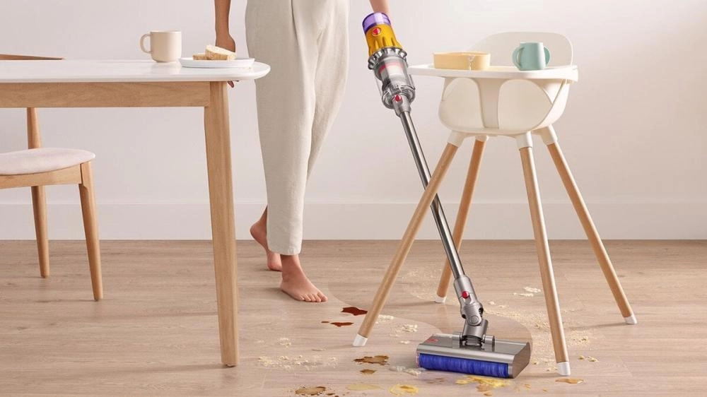 Моющий вертикальный пылесос Dyson V12 Detect Submarine SV46 с лазером