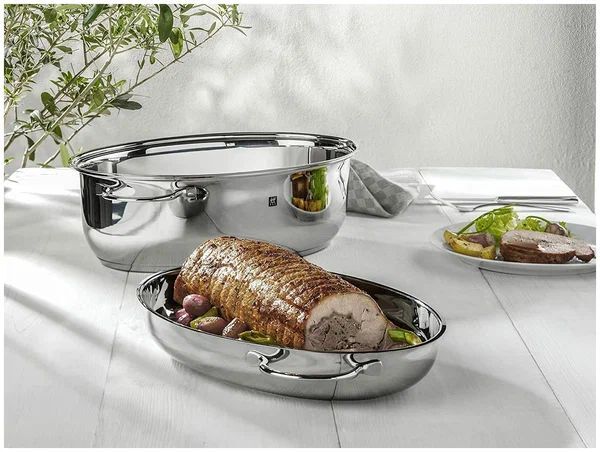 Жаровня овальная (утятница), Zwilling Steel Roaster, 38 см