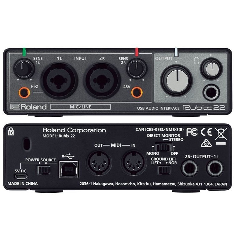 Внешняя звуковая карта Roland Rubix22
