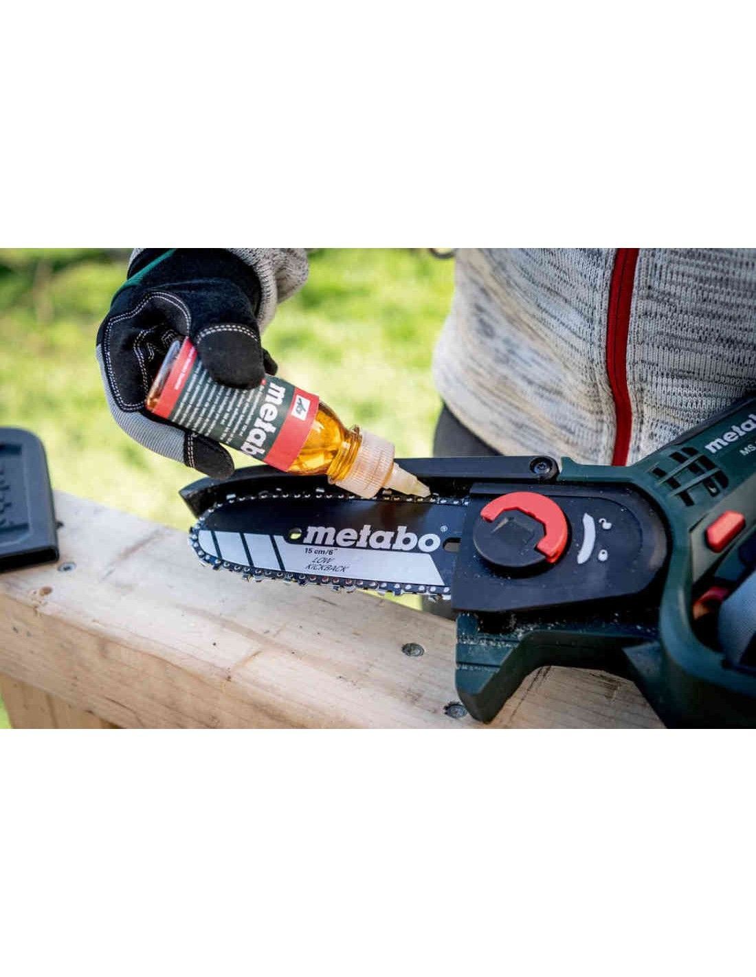 Аккумуляторная цепная пила Metabo MS 18 LTX 15 в кейсе metaBOX 145л, без АКБ и ЗУ (600856840)