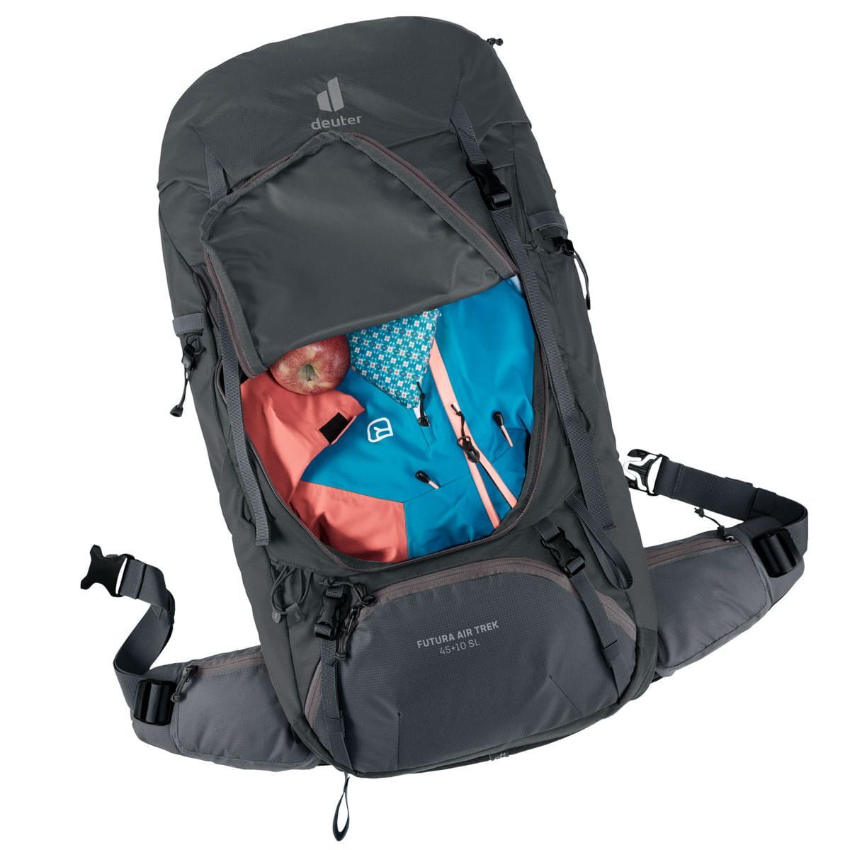 Рюкзак Deuter Futura Air Trek 45 + 10 SL, черный