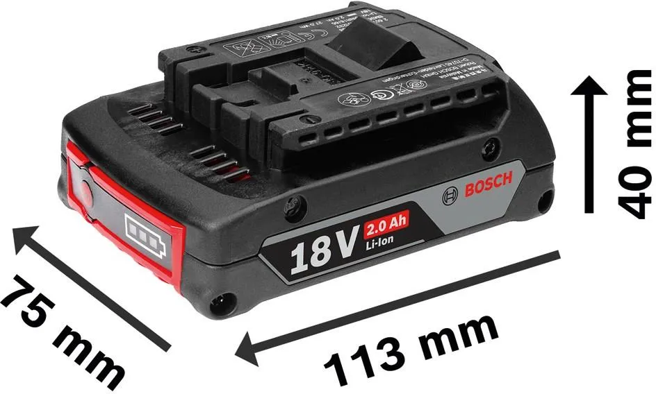 Аккумулятор Bosch GBA 18V 2.0Ah Professional 1600Z00036