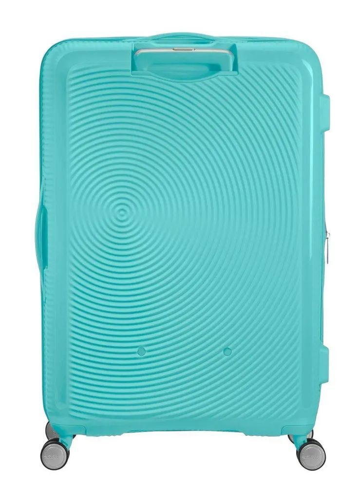 Чемодан American Tourister Soundbox 77см, 97 л, бирюзовый