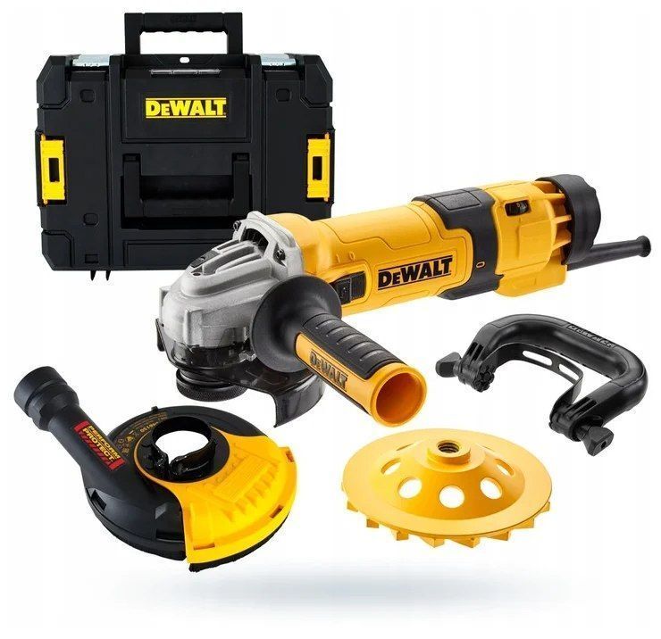 УШМ DeWALT DWE4257KT, 1500 Вт, 125 мм