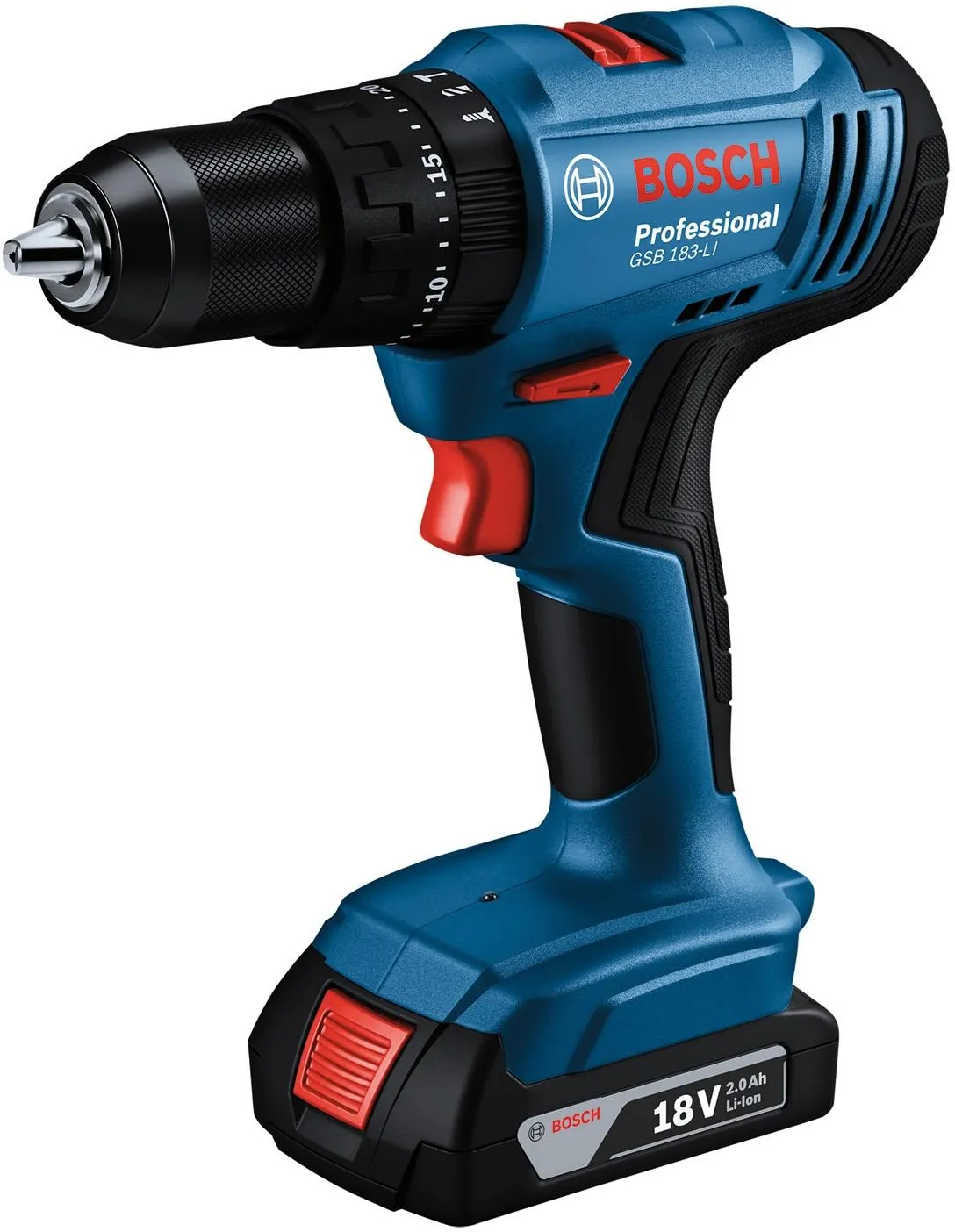Ударная дрель-шуруповёрт Bosch GSB 183-LI Professional 06019K9100