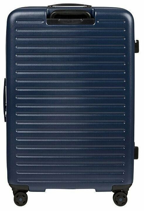 Чемодан Samsonite, полипропилен, увеличение объема, адресная бирка, 145 л, размер XL, синий