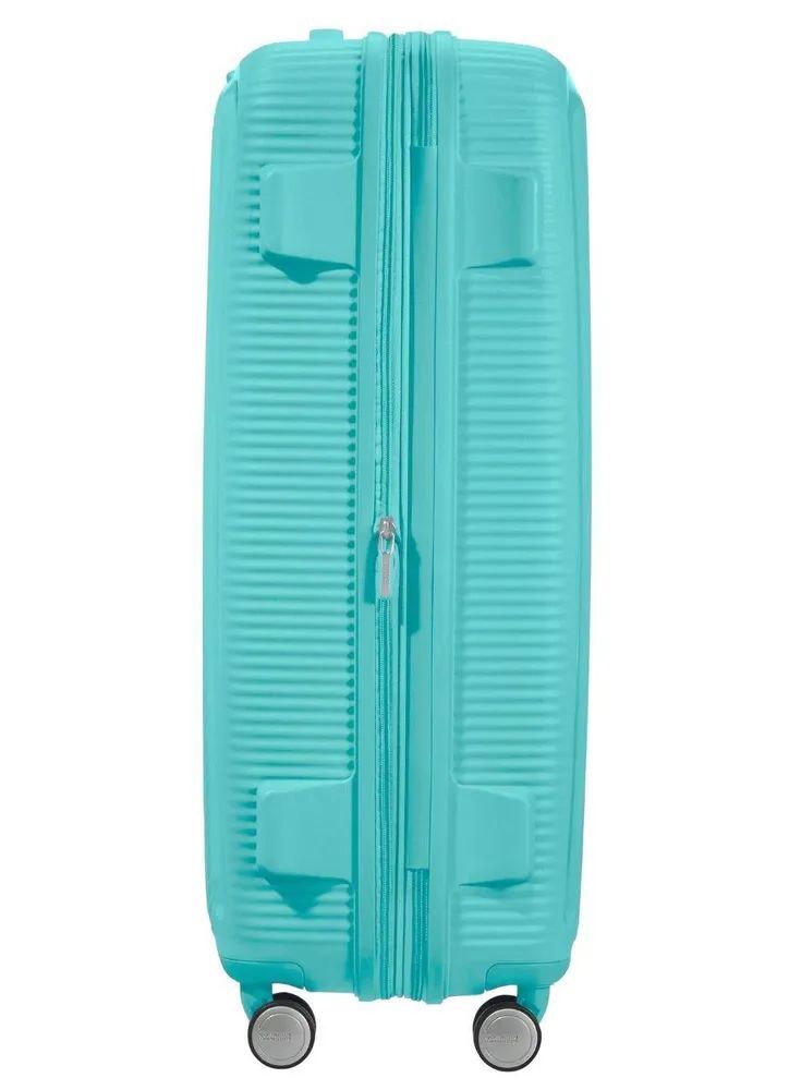 Чемодан American Tourister Soundbox 77см, 97 л, бирюзовый