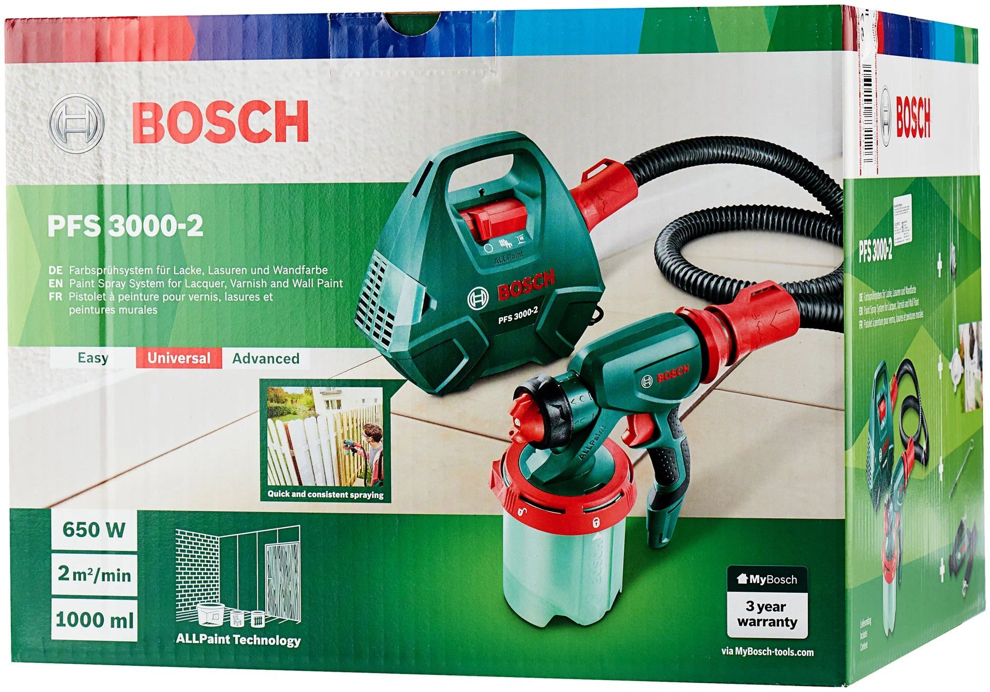 Сетевой краскопульт BOSCH PFS 3000-2