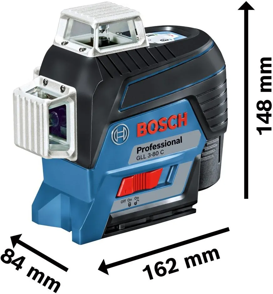 Лазерный уровень Bosch GLL 3-80 C Professional 0601063R00