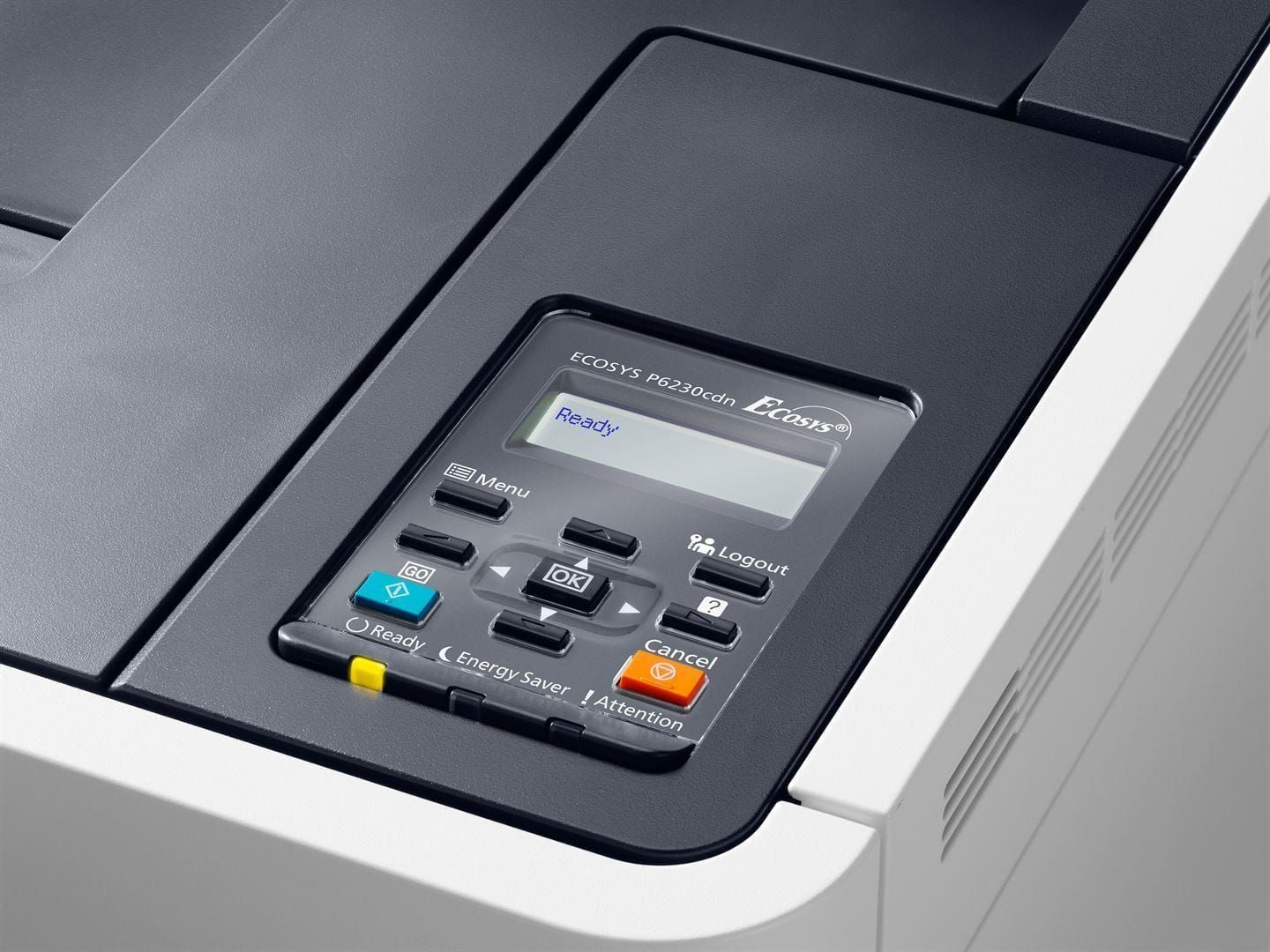 Принтер лазерный KYOCERA ECOSYS P6230cdn, цветн., A4, серый/черный