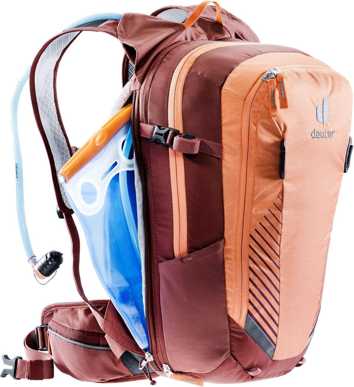 Женский рюкзак Deuter Compact Exp 12 SL, Оранжевый/Красный