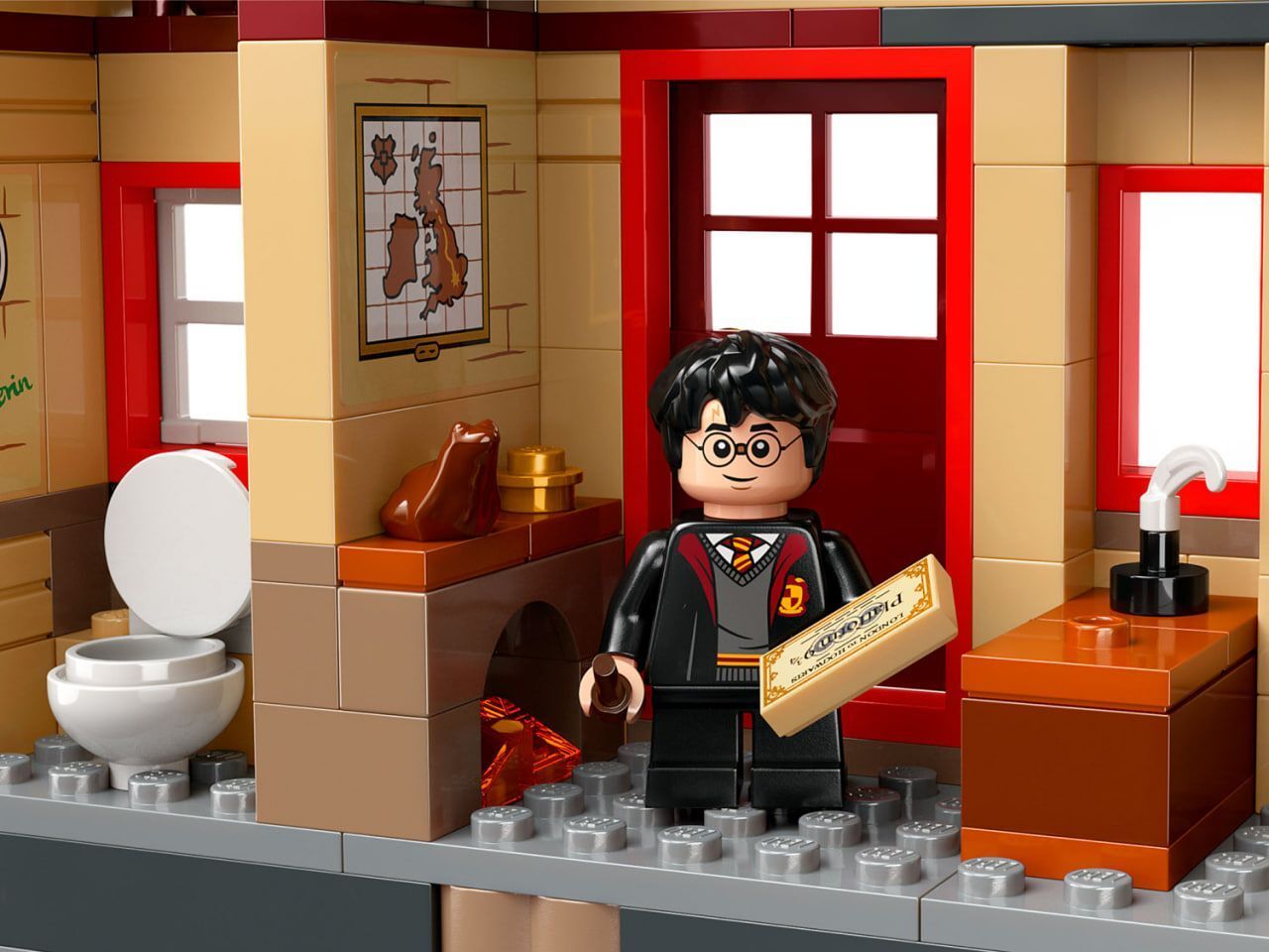 LEGO Harry Potter 76423 Хогвартс-экспресс и станция Хогсмид