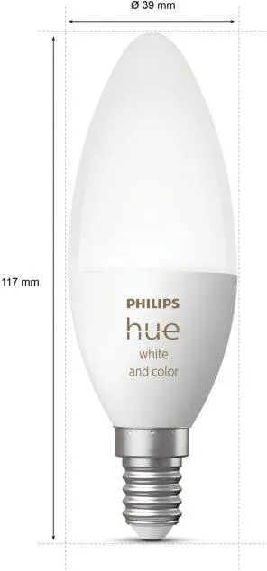 Лампочка PHILIPS HUE White and color ambiance E14 929002294205