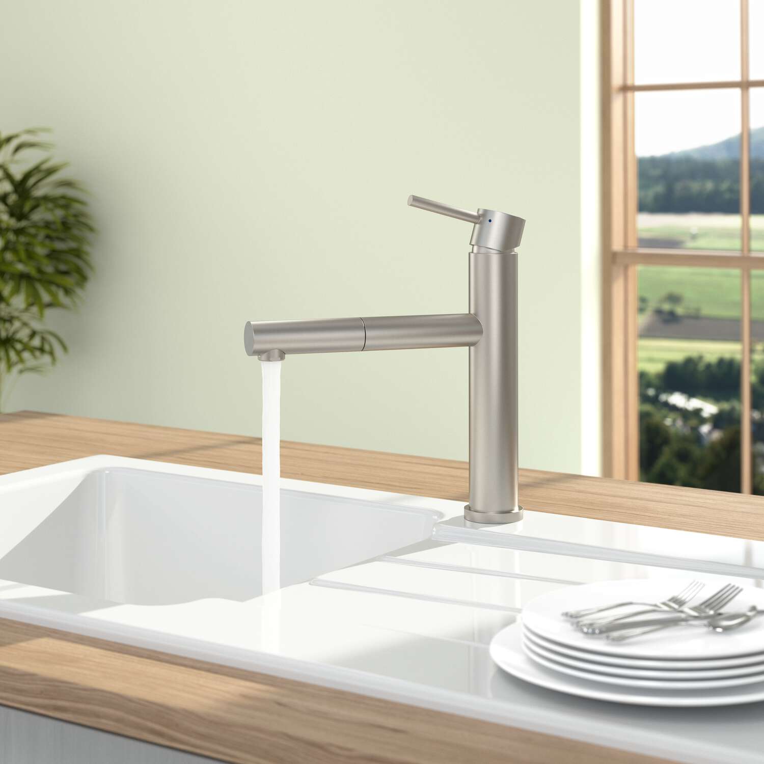 Смеситель для кухни Villeroy & Boch Como Shower Sky 927900LC