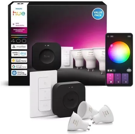 Стартовый комплект PHILIPS HUE 4.2 В GU10 929003666513