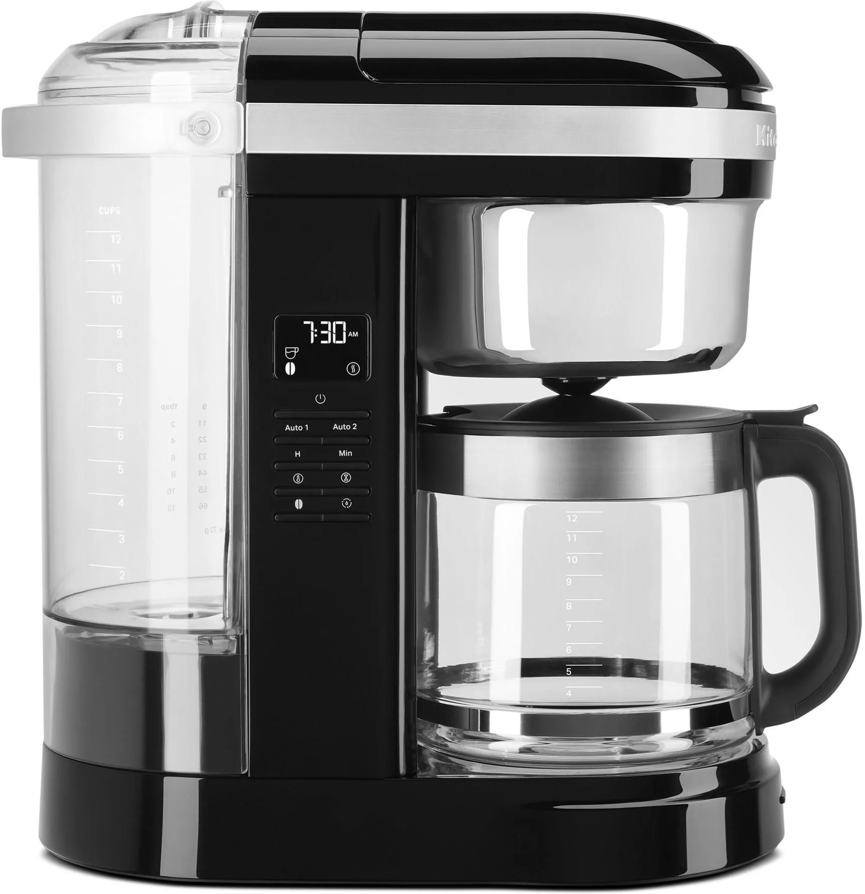 Капельная кофеварка KitchenAid Drip Spiral 5KCM1209EOB, чёрный