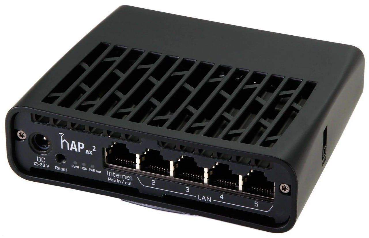 Маршрутизатор Wi-Fi Mikrotik hAP ax2 (C52IG-5HAXD2HAXD-TC)