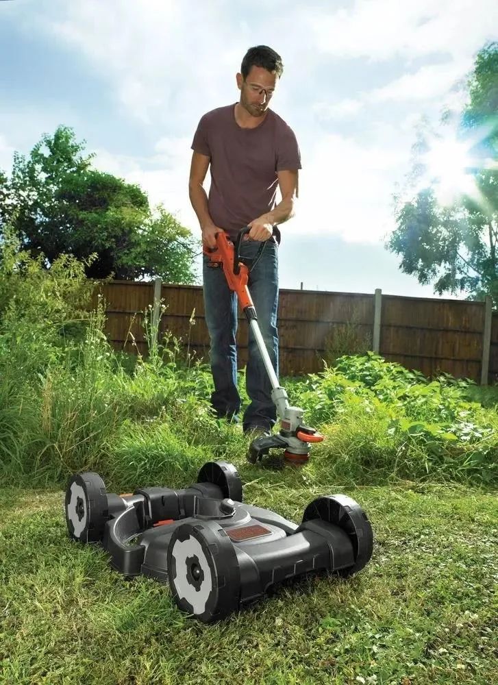 Газонокосилка аккумуляторная Black&Decker STC1820CM 2.0 Ah 18 V с ЗУ