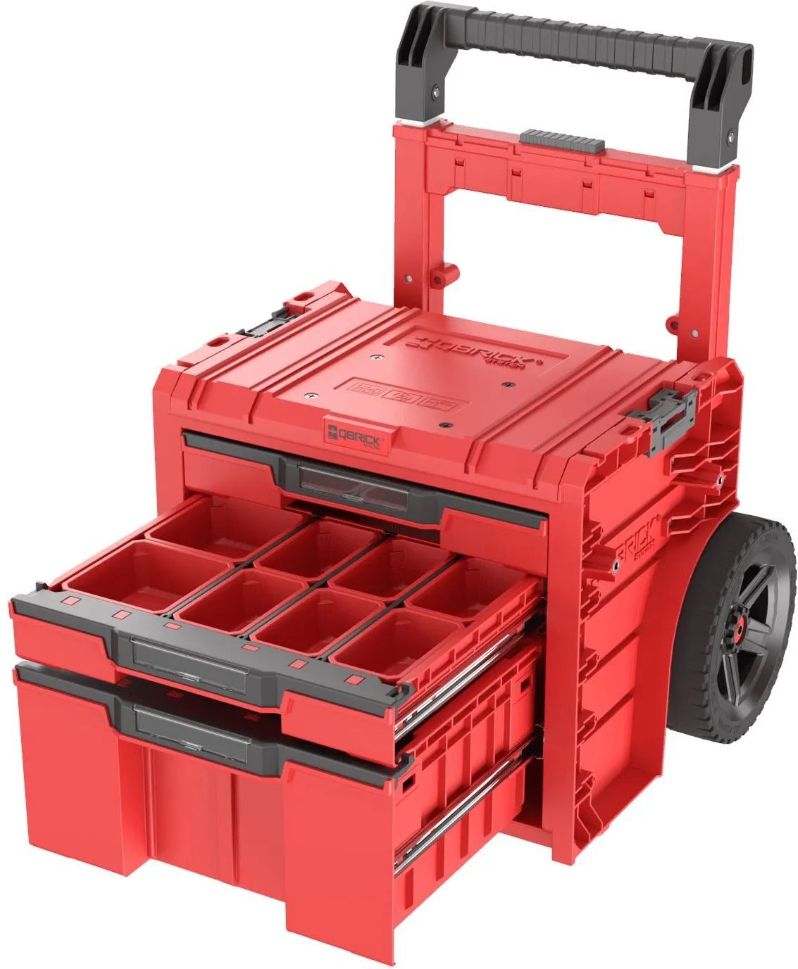Ящик для инструментов на колесах Qbrick System PRO Cart 2.0 PLUS Drawer 3 Ultra HD Custom