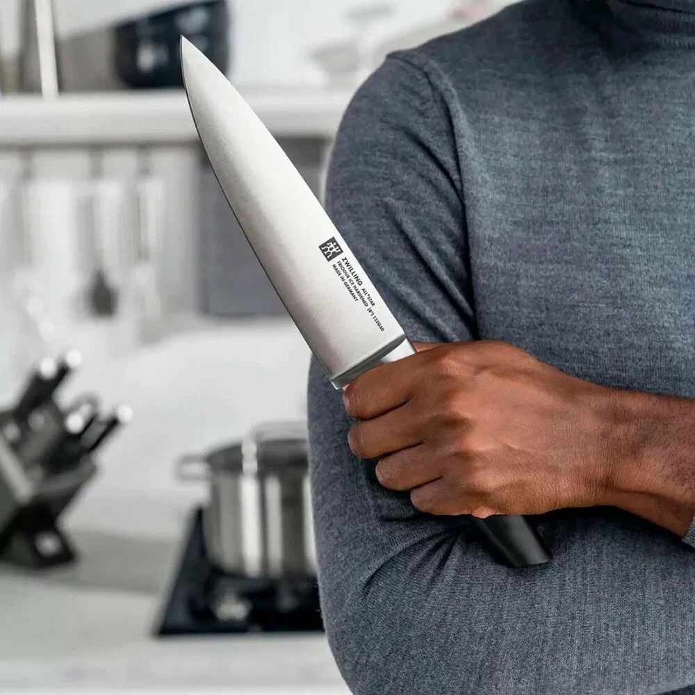 Набор из 4 ножей в блоке Zwilling All Star Silver 337803000 коричневый