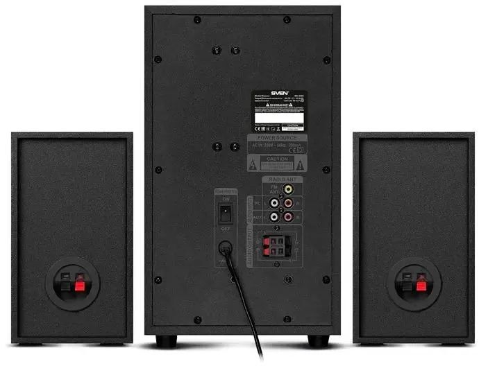 Компьютерная акустика 2.1 Sven MS-2250 SV-016722 80 Вт, 40-20000, USB, SD, черные
