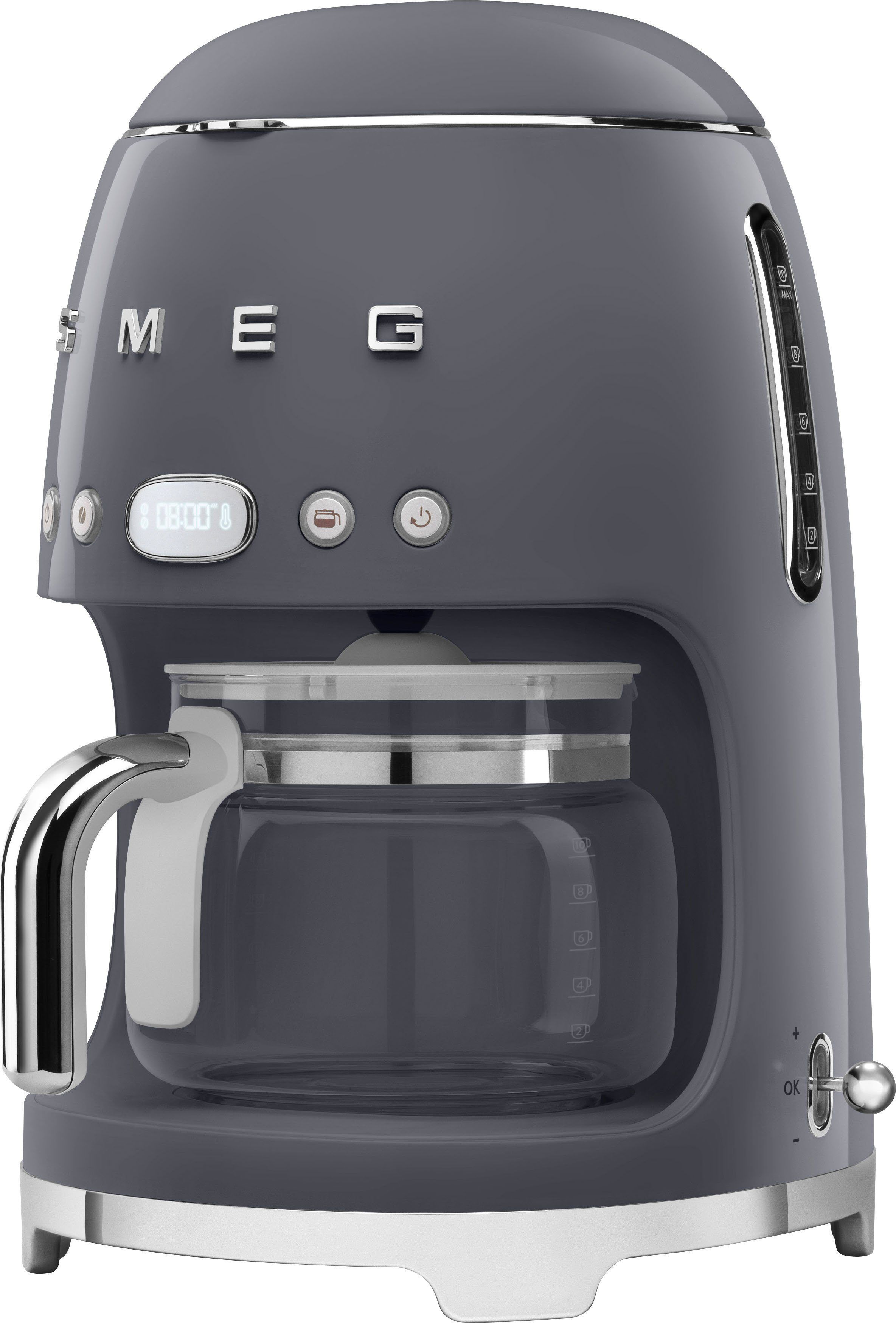 Кофеварка капельная Smeg DCF02, серый