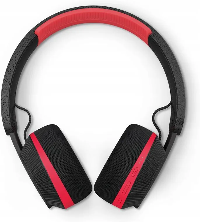 Наушники PHILIPS Taa6219Bk 00, чёрно-красный