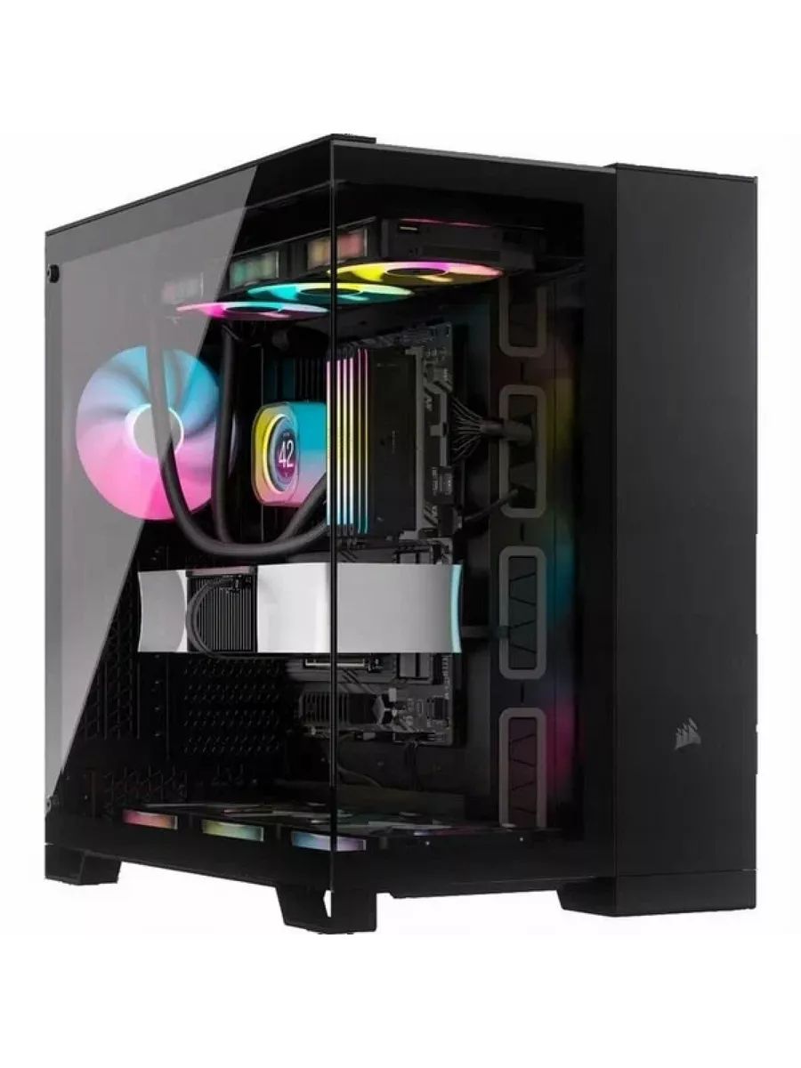 Корпус Corsair 6500X Орех Miditower, черный