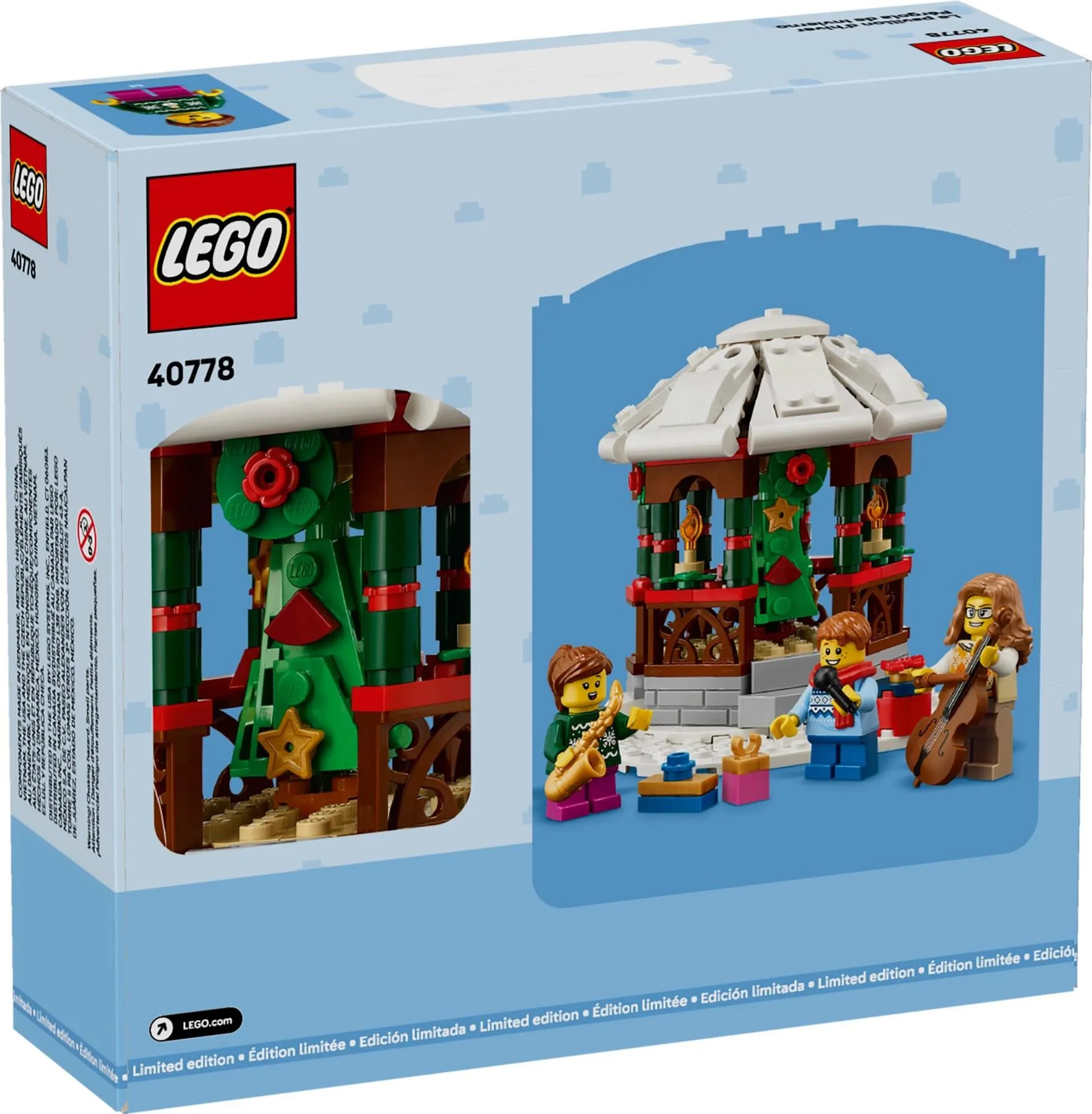 Конструктор LEGO 40778 Зимняя беседка