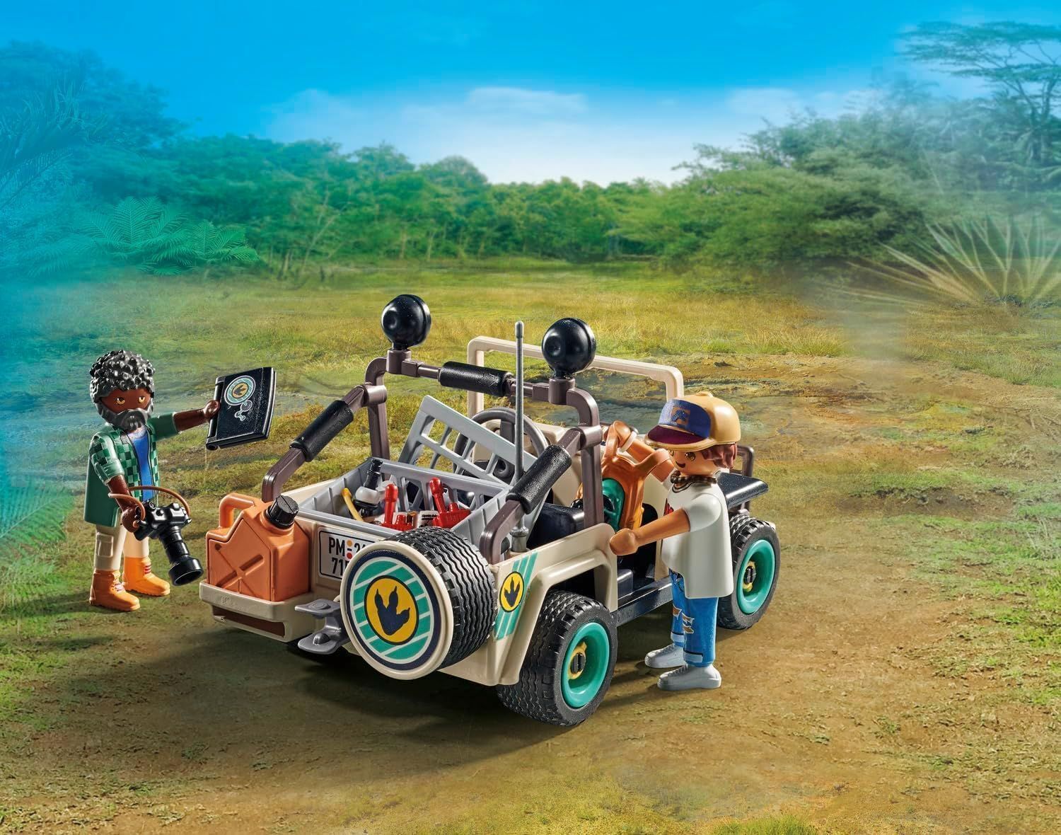 Конструктор Playmobil Dinos Лагерь исследований динозавров 71523