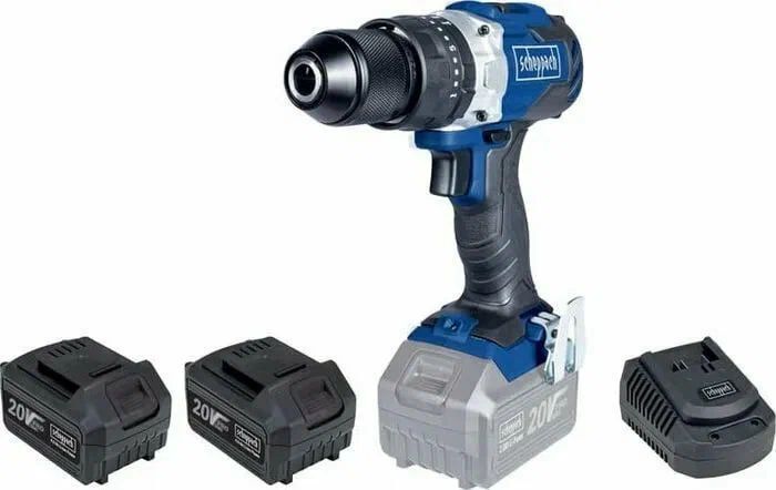 Шуруповерт scheppach dtb20-20pro-S 20V 2 x аккумуляторная батарея 2ah