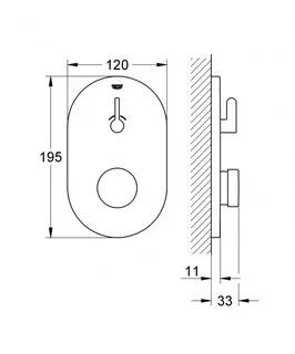 Смеситель для душа скрытого монтажа Grohe Eurosmart Cosmopolitan 36321000