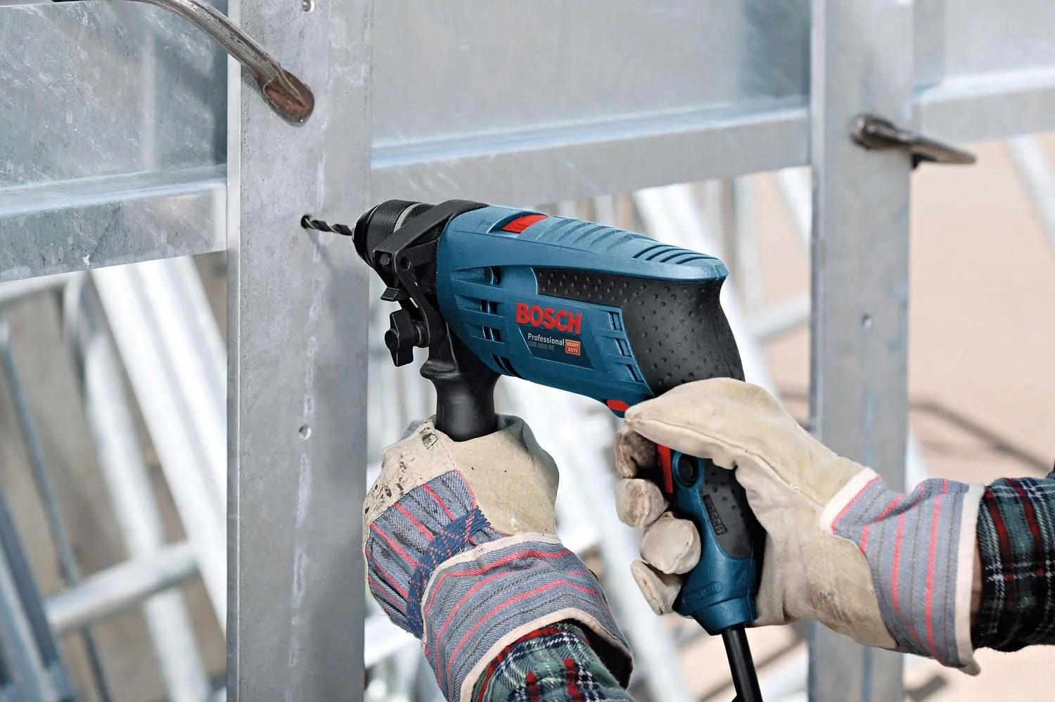 Ударная дрель Bosch GSB 1600 RE Professional 0601228200