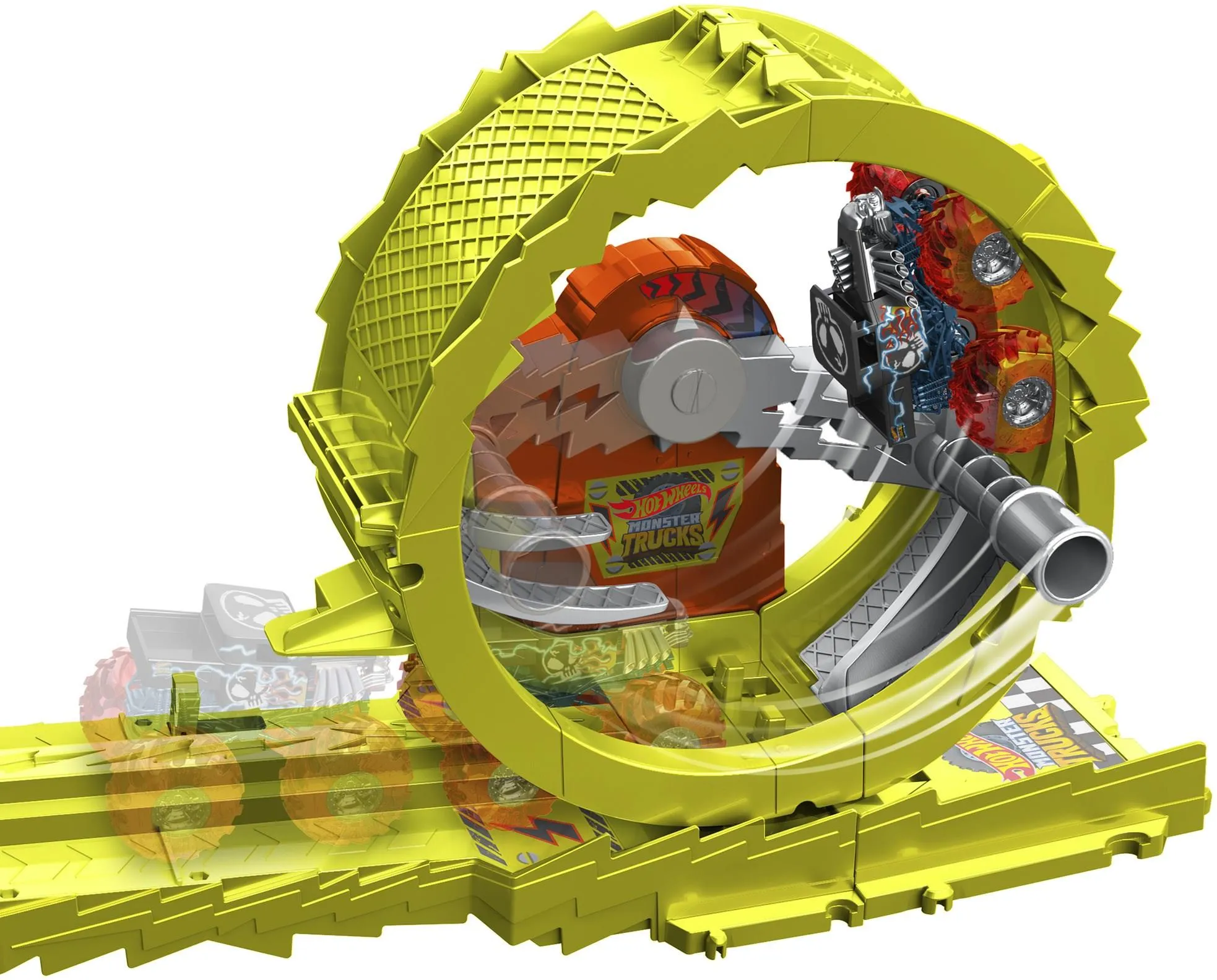 Hot Wheels Power Smashers «Ультрагонка — испытание», игровой набор (HXT05)