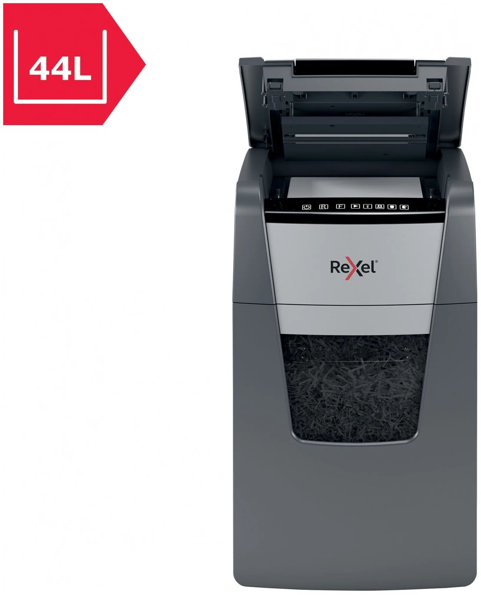 Уничтожитель бумаг Rexel Optimum AutoFeed 130X черный/серый