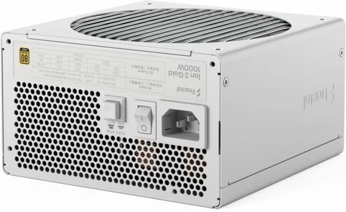 Блок питания Fractal Design Ion 3 Gold 1000W 80 Plus Gold белый