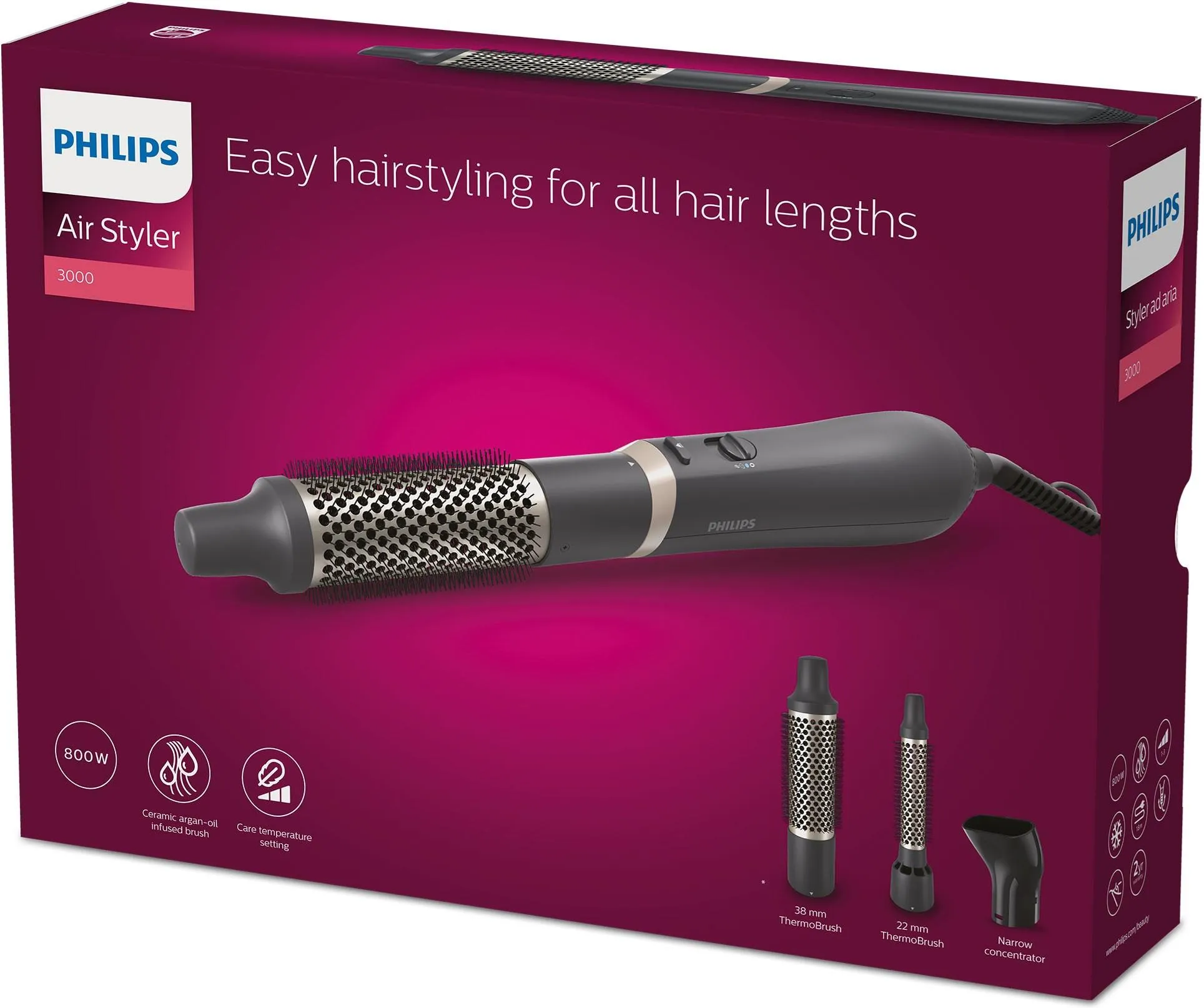 Фен-щетка Philips Seria 3000 BHA301/00