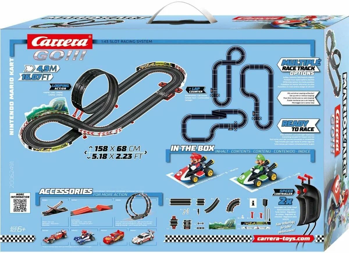 Трек Carrera Go! "Nintendo Mario Kart Mach 8" 20062492