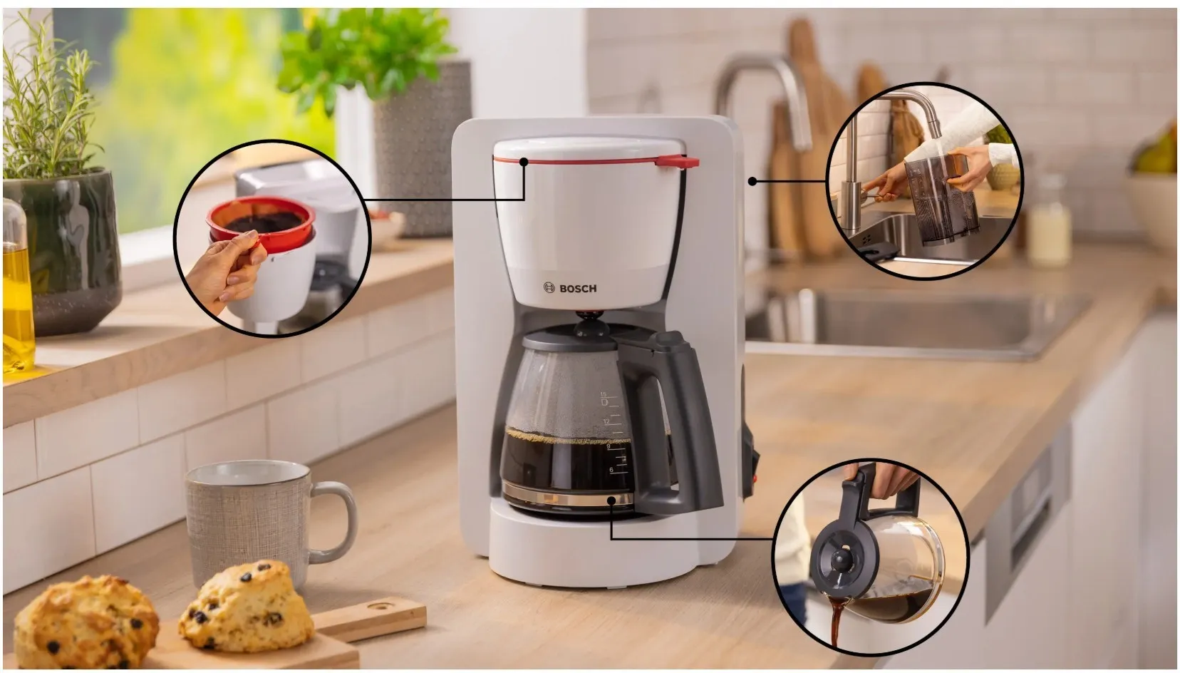 Кофеварка капельная Bosch MyMoment TKA2M111